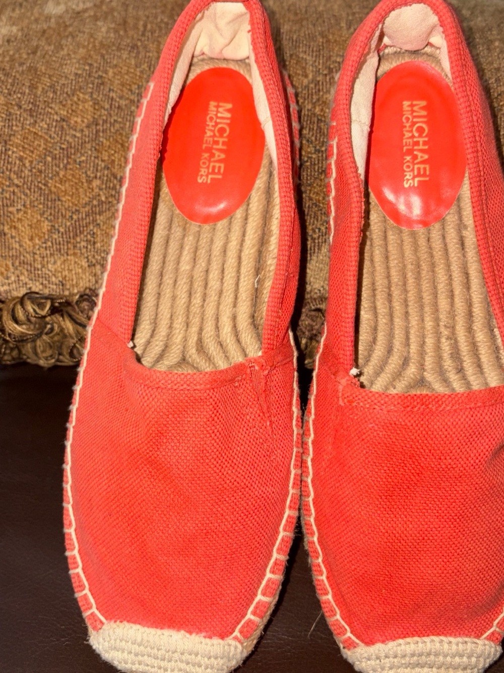 Michael Kors Women’s Coral Canvas Espadrilles
